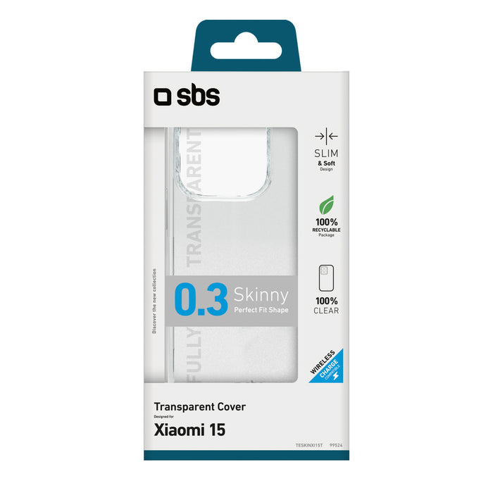 SBS Skinny Cover за Xiaomi 15 - прозрачен