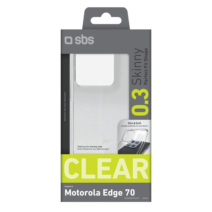 SBS Skinny Cover за Motorola Edge 70 - Прозрачен