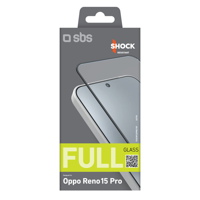 SBS закалено стъкло за Oppo Reno 15 Pro с пълно покритие