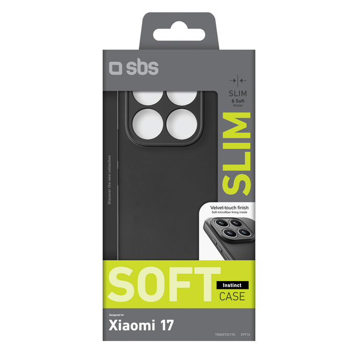 Калъф SBS Instinct за Xiaomi 17 - черен