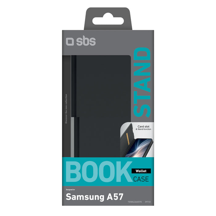 Калъф-портфейл SBS за Samsung Galaxy A57 с флип - черен