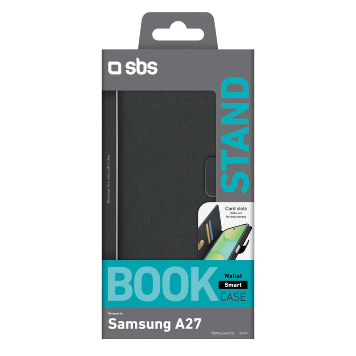 Калъф-портфейл SBS за Samsung Galaxy A27 с флип - черен