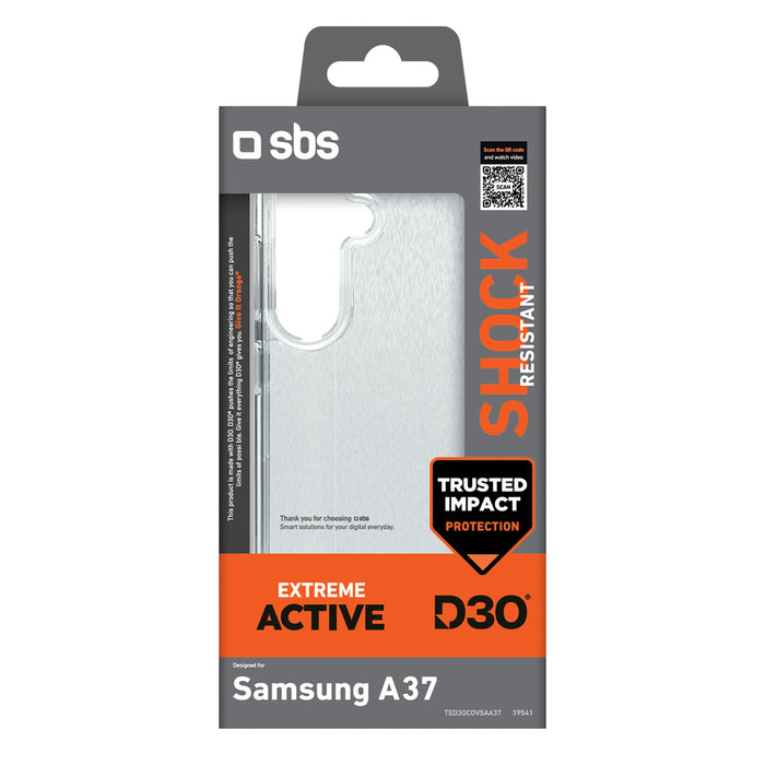 Калъф SBS D3O за Samsung Galaxy A37 - прозрачен