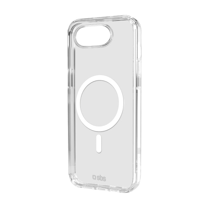 SBS Cover Light Mag Защитен калъф за iPhone 16e / 17e, съвместим с MagSafe - прозрачен