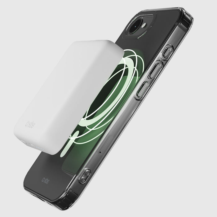SBS Cover Light Mag Защитен калъф за iPhone 16e / 17e, съвместим с MagSafe - прозрачен