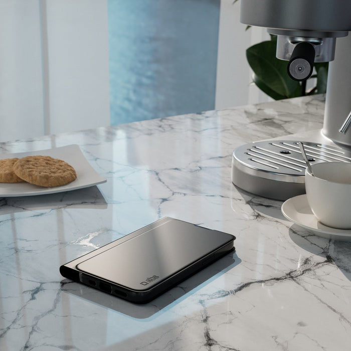 SBS Калъф-портфейл Smooth за iPhone 16e / 17e с капак - черен