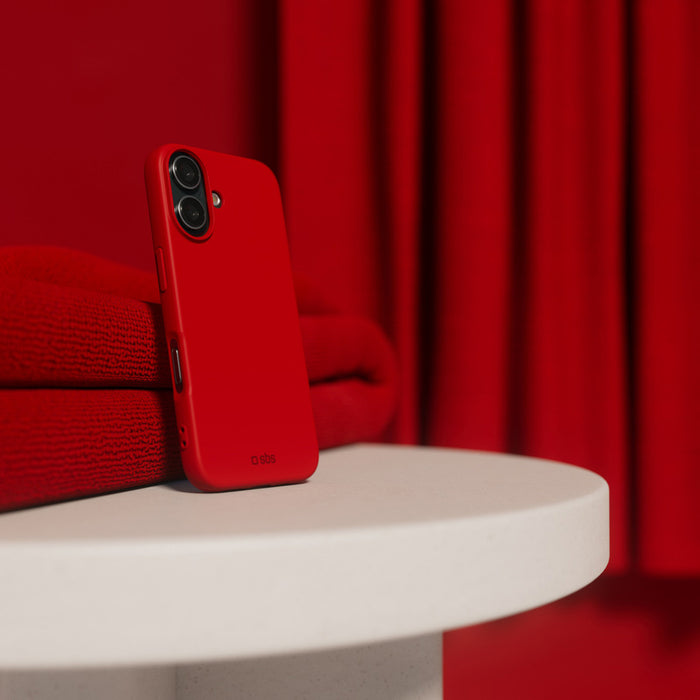 Калъф SBS Instinct за iPhone 16 - червен