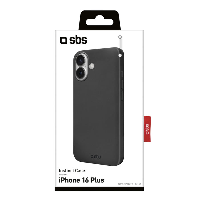 Калъф SBS Instinct за iPhone 16 Plus - черен