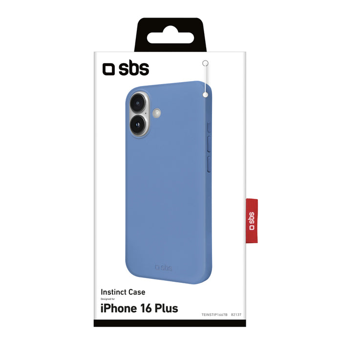 Калъф SBS Instinct за iPhone 16 Plus - син