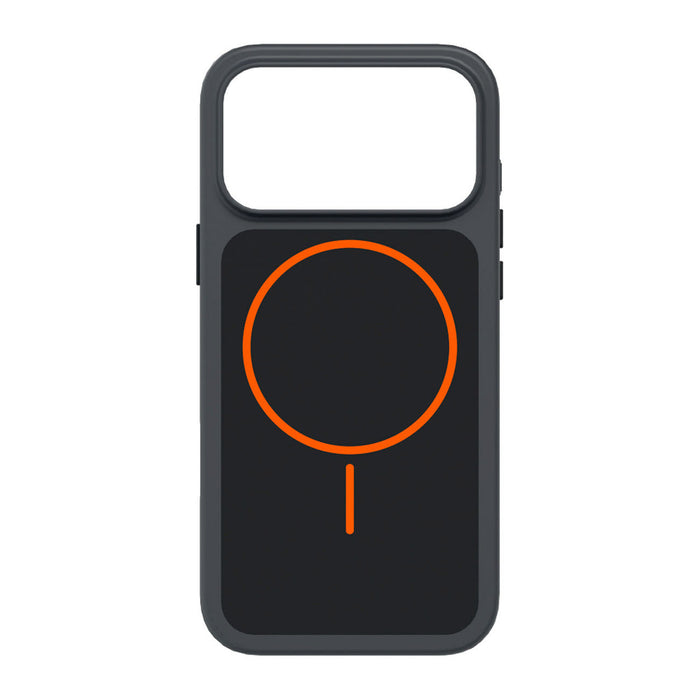 Калъф SBS D3O Core за iPhone 18 Pro / 17 Pro, съвместим с MagSafe - черен и оранжев