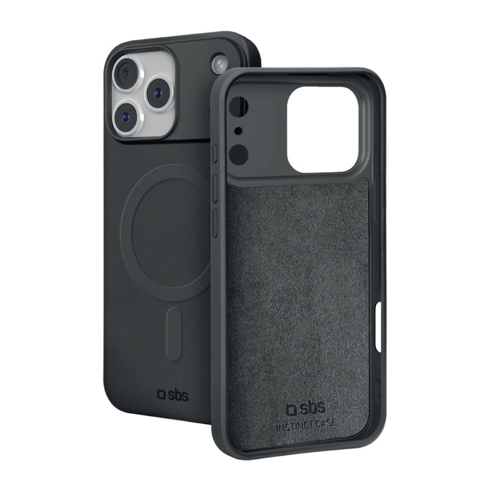 Калъф SBS Instinct Mag за iPhone 18 Pro Max / 17 Pro Max, съвместим с MagSafe - черен