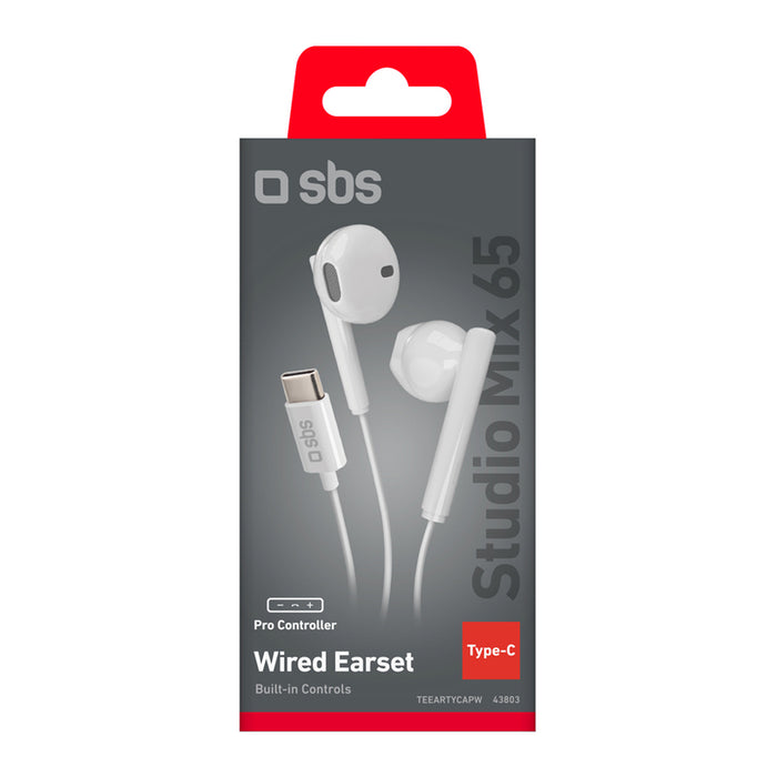Стерео слушалки SBS СТЕРЕО СЛУШАЛКИ SBS 43803 WHIT