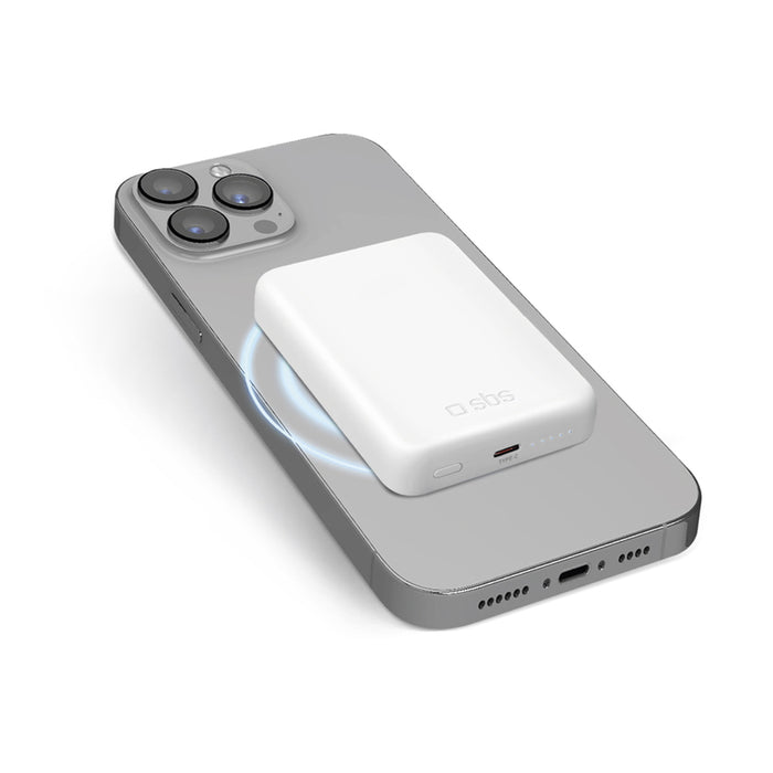 ВЪНШНА БАТЕРИЯ SBS 5000 mAh MiniMag 15W 87484