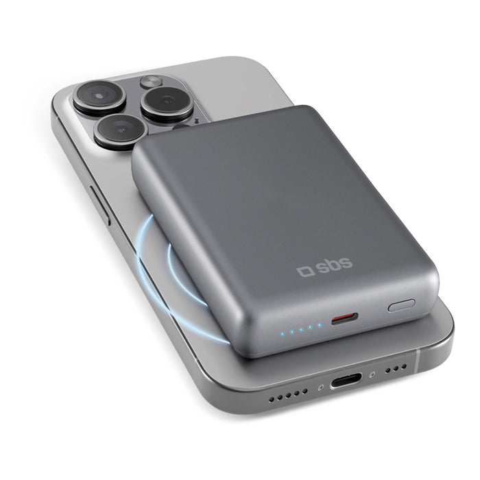 ВЪНШНА БАТЕРИЯ SBS 10000 mAh SlimMag 20W 81536