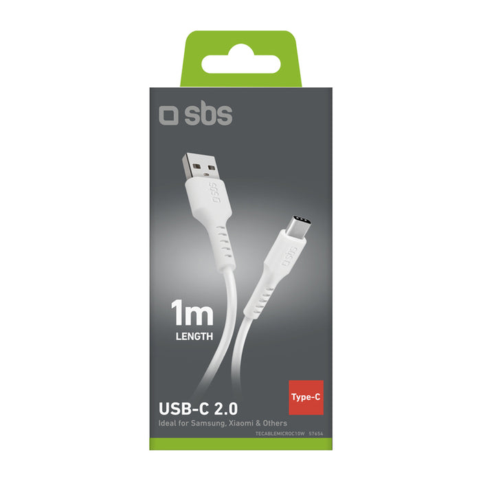 КАБЕЛ SBS USB-A to USB-C 2.0 1 m 57654