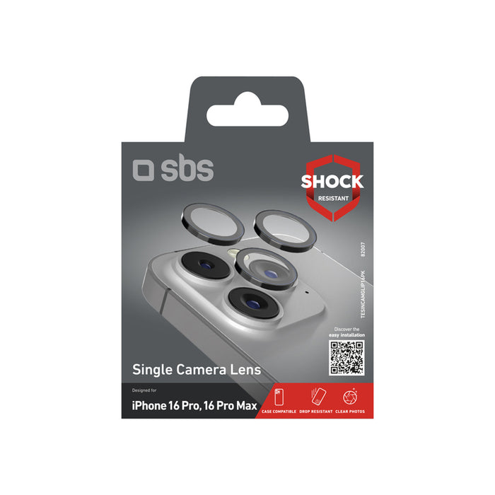 СТЪКЛО КАМ SBS IPHONE 16 PRO/PRO MAX CAP