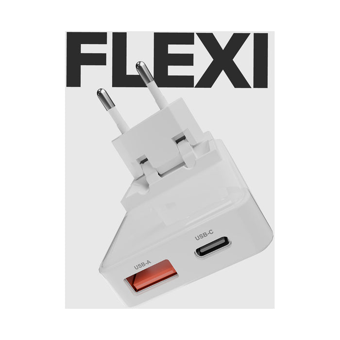 Зарядно устройство за лаптоп SBS FLEXI 65W PD USB-C+A 98497