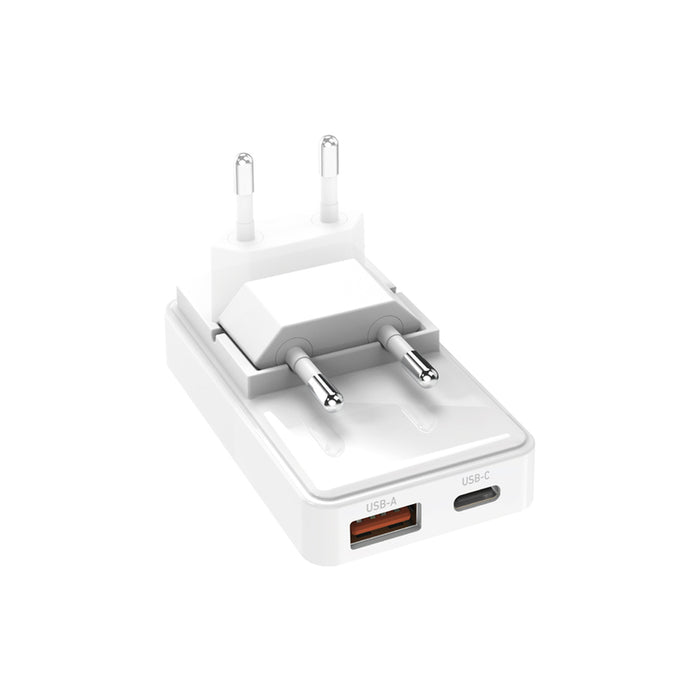 ЗАРЯДНО 220V SBS 20W PD USB-C+A Fo 98473