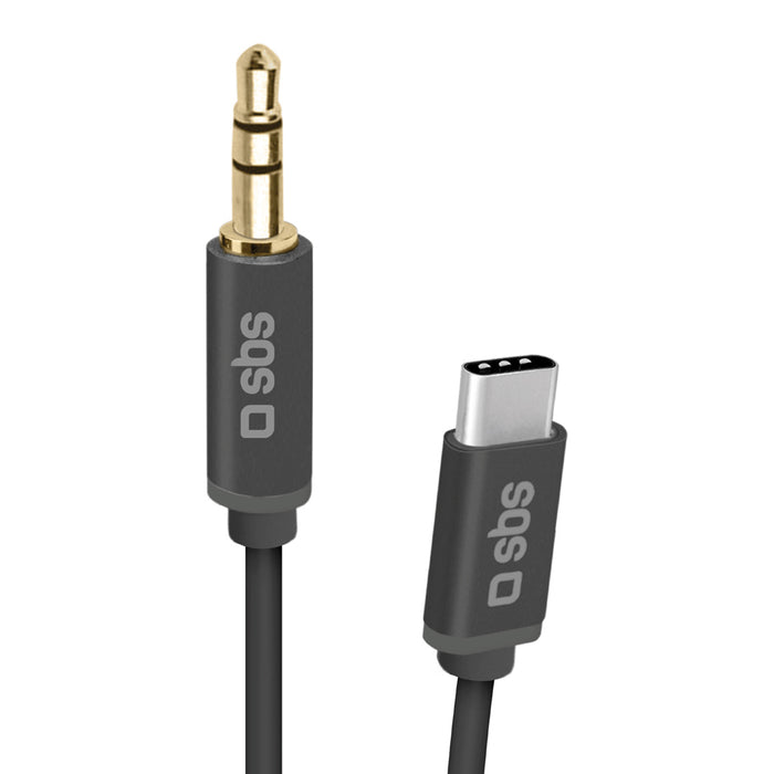 КАБЕЛ SBS USB-C TO 3.5 MM 100 СМ BLACK