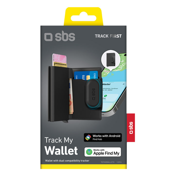 ПОРТФЕЙЛ SBS С ТРАКЕР APPLE/ANDROID
