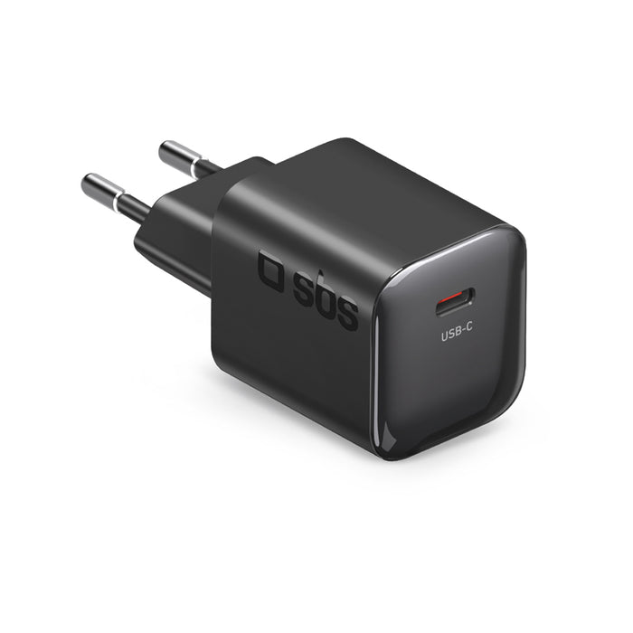 ЗАРЯДНО 220V SBS 30W PD USB-C BK 34973 GSM, Tablet