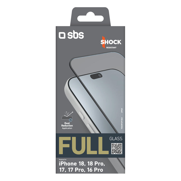 СТЪКЛО SBS IPHONE 17/18 17/18 PRO FULL