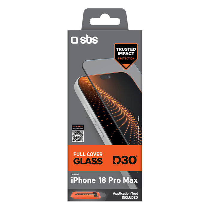 СТЪКЛО SBS D3O IPHONE 18 PRO MAX APLICAT