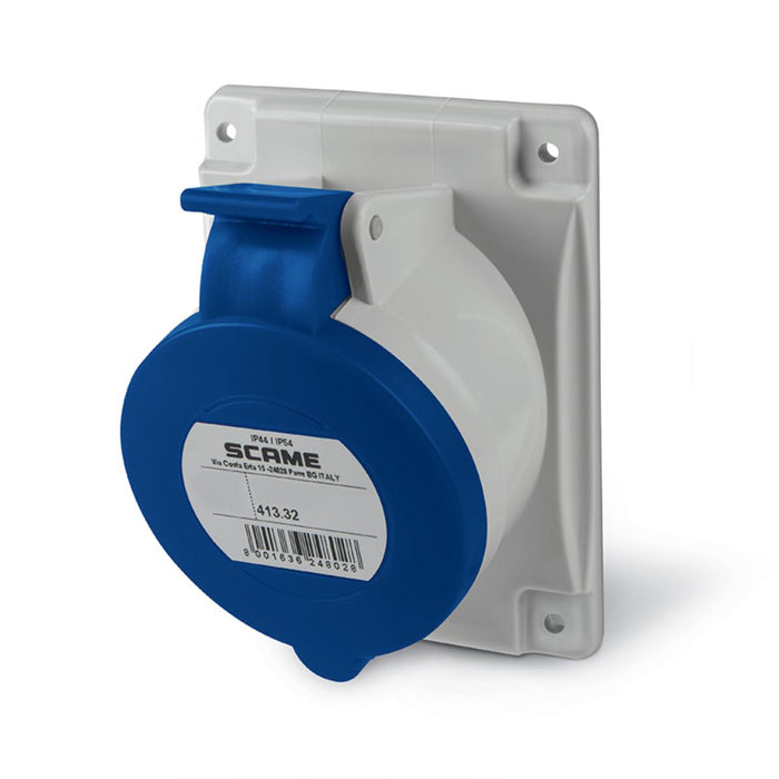 КОНТАКТ 2P+Е 32A 230V IP54 OPTIMA SCAME
