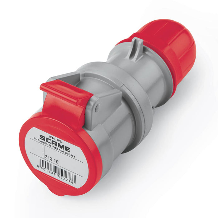 КОНТАКТ 3P+N+Е 16A IP54 OPTIMA SCAME