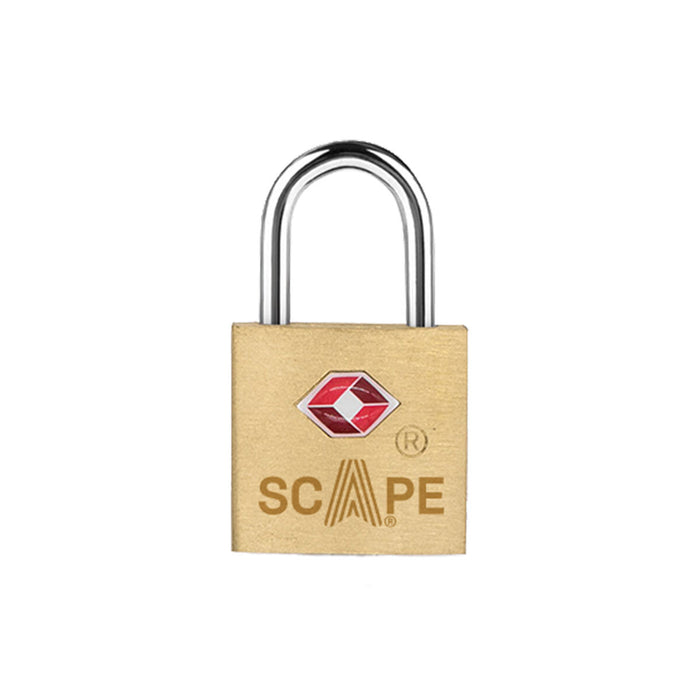 Ключалка Scape Travel TSA-386 Месинг Квадратен