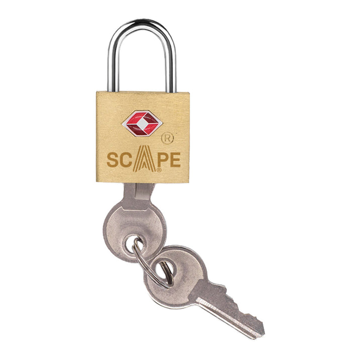 Ключалка Scape Travel TSA-386 Месинг Квадратен