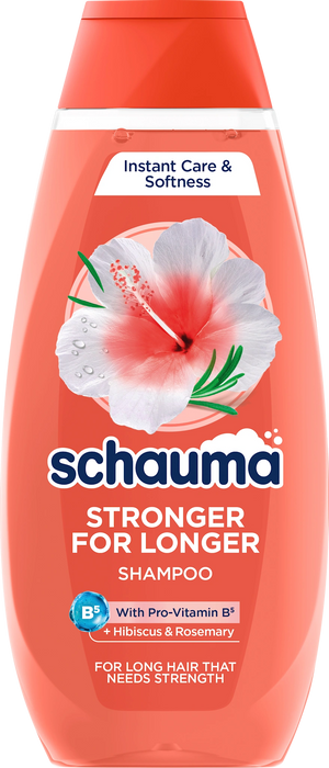Шампоан за дълга коса с хибискус и розмарин, 400 ml