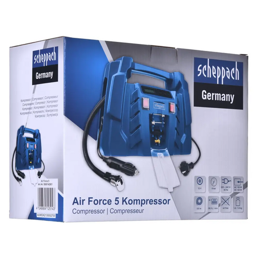 Scheppach AIR-FORCE 5 5906142901 въздушен компресор 0.2 W AC