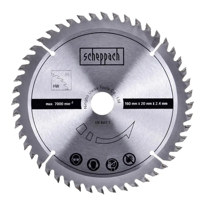 Scheppach PL55 16 см Черен Син Сребрист 9500 об/мин 1200 W
