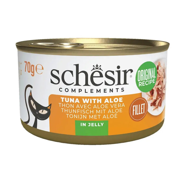 SCHESIR Complements Tuna с алое в желе - мокра храна