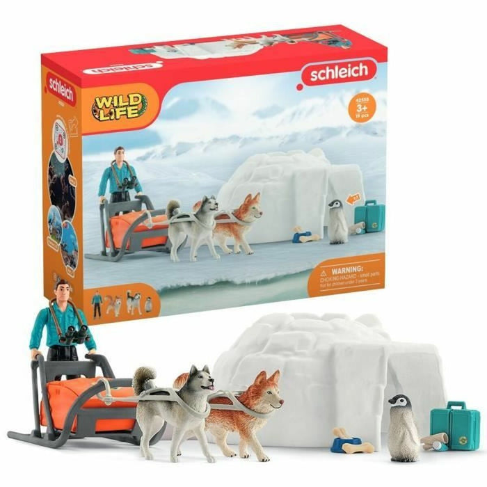 Playset Schleich 42558 Wild Life Antarctica Expedition Set 16 Части 19 Части