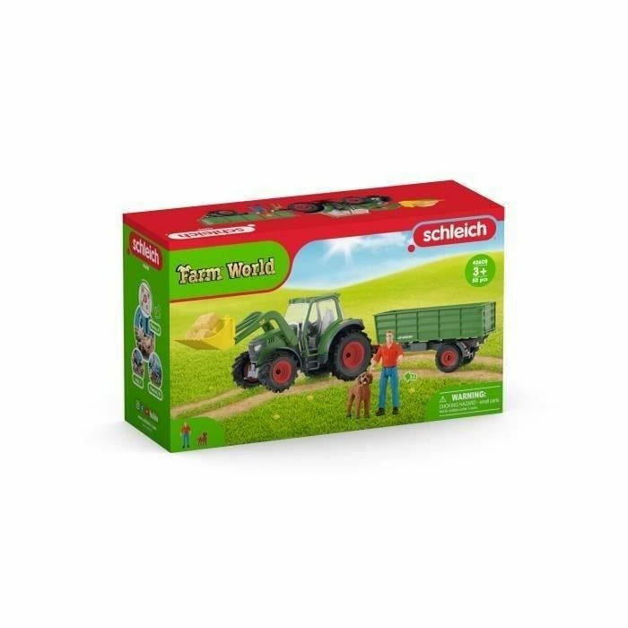 Съчленена Фигура Schleich Tracteur avec remorque