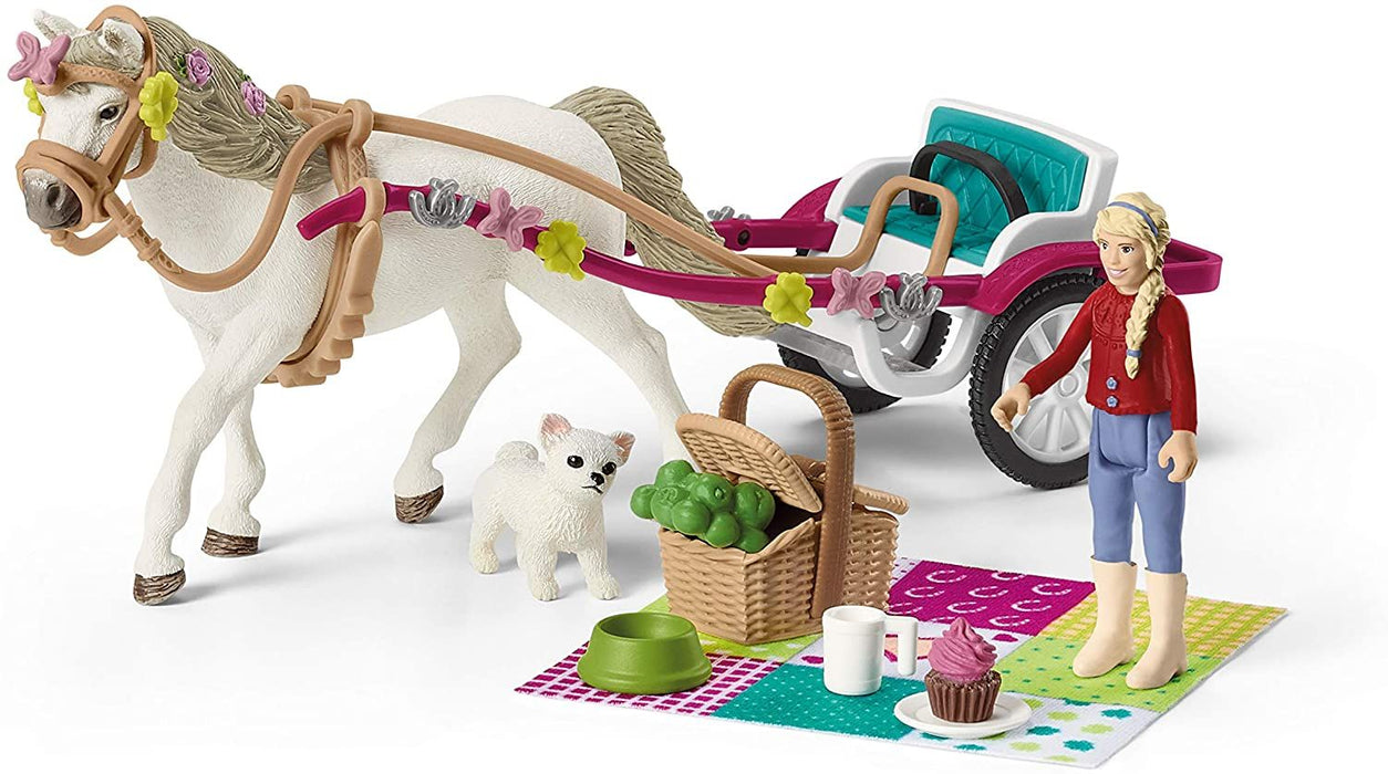 Комплект фигурки Schleich Horse Club - Карета за конно шоу