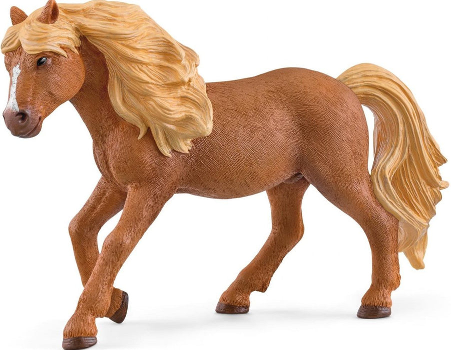 Фигурка Schleich Horse Club - Исландско пони жребец, кафяв
