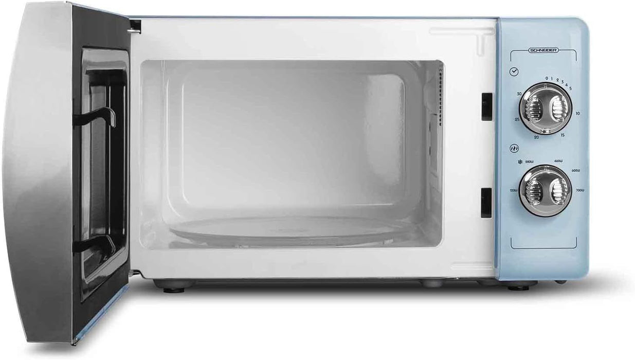 Микровълнова печка Schneider - SMW20VMBL, 700W, 20 l, синя