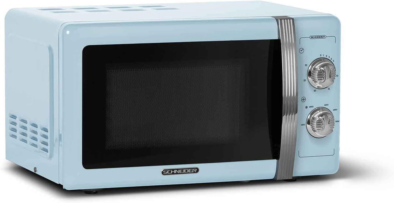 Микровълнова печка Schneider - SMW20VMBL, 700W, 20 l, синя