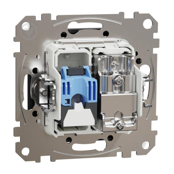 РОЗЕТКА TV+RJ45 CAT.6 UTP АНТРАЦИТ SEDNA