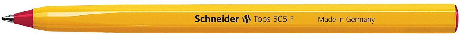 Химикалка Schneider Tops 505 F, червена