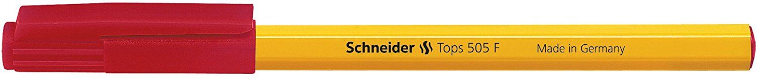Химикалка Schneider Tops 505 F, червена