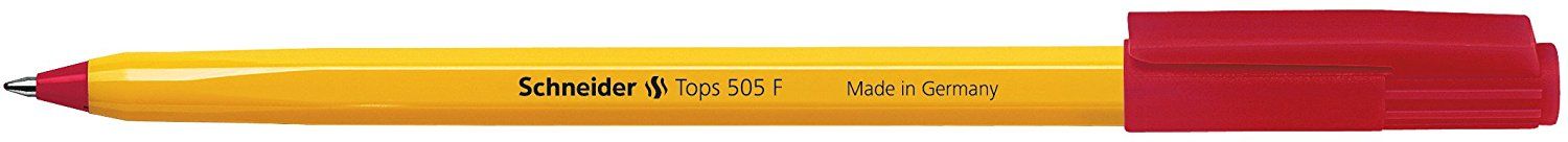 Химикалка Schneider Tops 505 F, червена