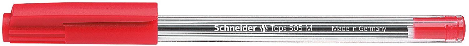 Химикалка Schneider Tops 505 M, червена