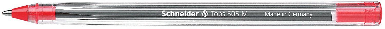 Химикалка Schneider Tops 505 M, червена