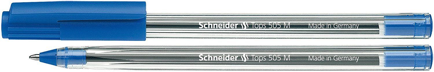 Химикалка Schneider Tops 505 M, синя