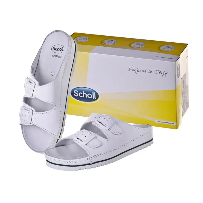 Scholl Air Bag - унисекс сандали бели размер 43