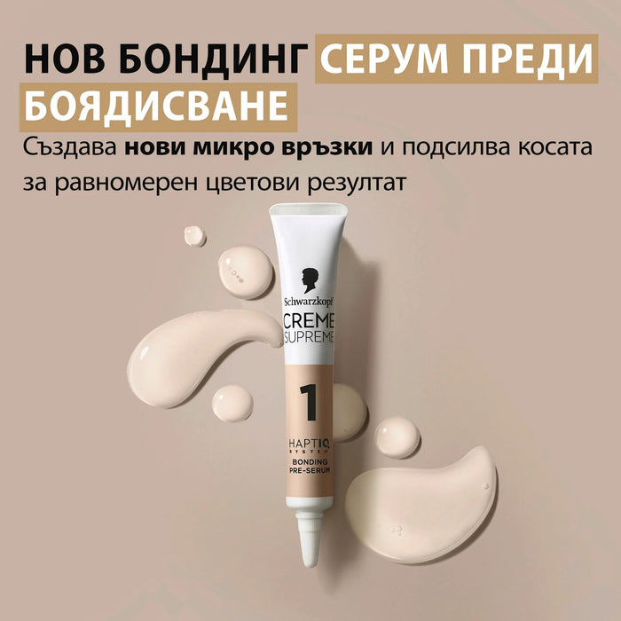 Боя за коса Creme Supreme - Nr. 10-55 Хладно сребърно сиво, 1 бр